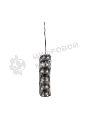 Припой без канифоли ПОС-90 Rexant, 10 г, Ø1.0 мм, (олово 90%, свинец 10%), колба