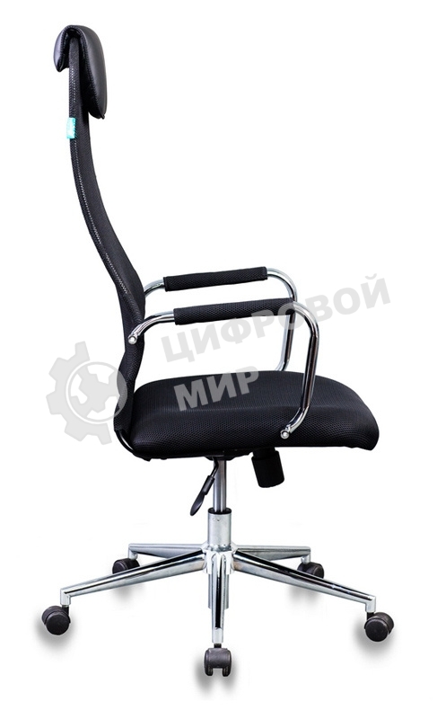 Кресло руководителя Бюрократ KB-9N/BLACK черный TW-01 TW-11 сетка крестовина хром