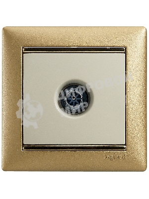 Розетка телевизионная Legrand 774329 TV Valena звезда 1,5Дб 2400МГц (слоновая кость)