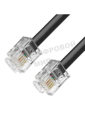 Телефонный шнур Greenconnect удлинитель для аппарата 5.0m GCR-TP6P4C-5.0m, 6P4C (джек 6p4c - jack 6p4c) белый Greenconnect Телефонный шнур удлинитель для аппарата 5.0m GCR-TP6P4C-5.0m, 6P4C (джек 6p4c - jack 6p4c) белый