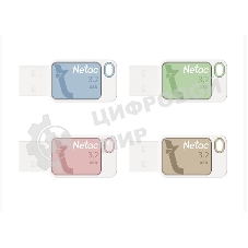 Флешка USB Netac UA31 64Gb NT03UA31N-064G-32BL, USB 3.2