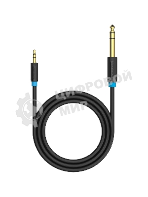 Кабель Vention аудио Jack 6,5 мм M/3,5 M - 1,5 м BABBG