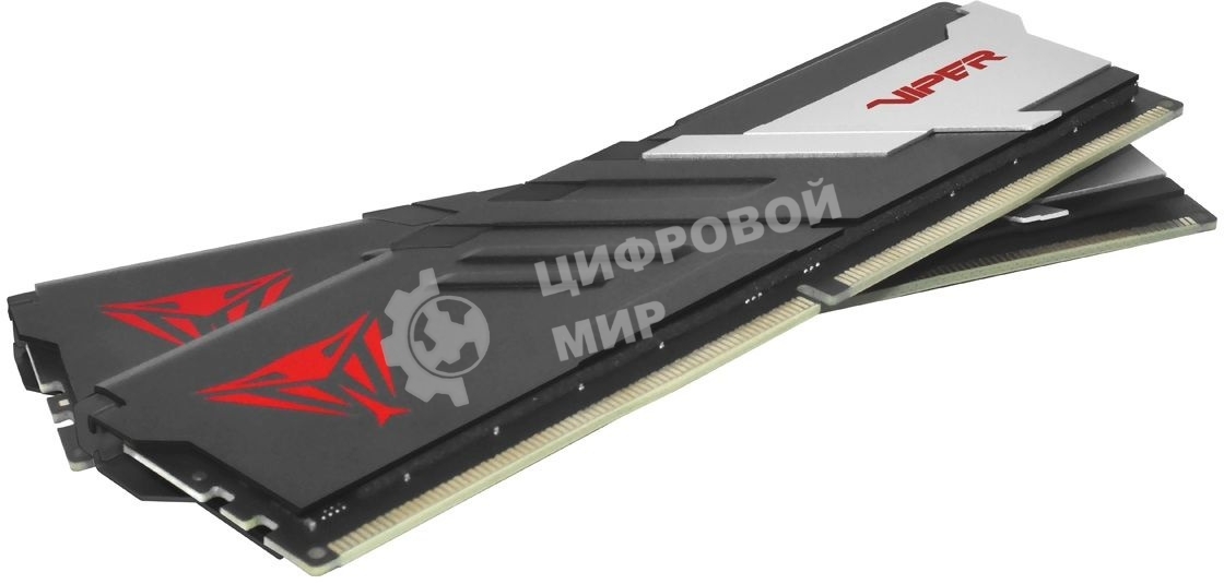 Оперативная память Patriot Viper Venom, DDR5, 32GB (2x16GB), 7400MHz, CL36, DIMM, с радиаторами, черный