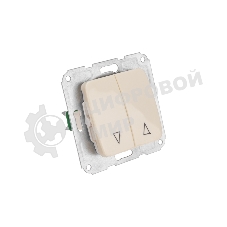 Выключатель для жалюзи Kranz DEA 2кл с/у 10А мех. бежевый