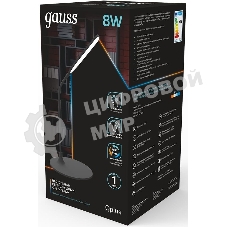 Светильник Gauss GT5022 настольный на подставке черный 8Вт