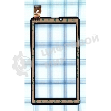 Сенсорное стекло (тачскрин) QCY-FPC-706 (Версия В), черное