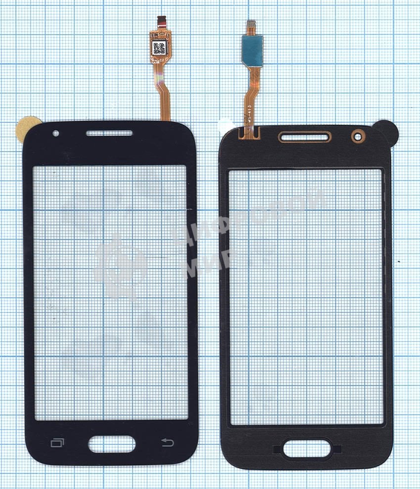 Сенсорное стекло (тачскрин) для Samsung Galaxy Ace 4 SM-G313F, черное