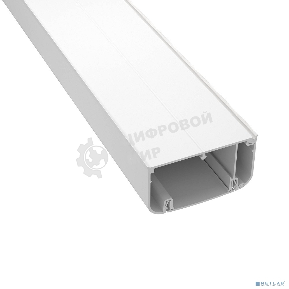 Кабель-канал 90 х 50 мм, с перегородкой, боковой и фронтальной крышками (2 метра) Dkc 09500