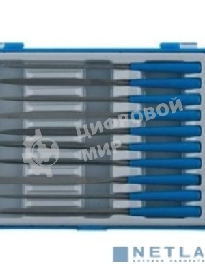 Профи набор надфилей Зубр 10 шт 140 мм, в боксе