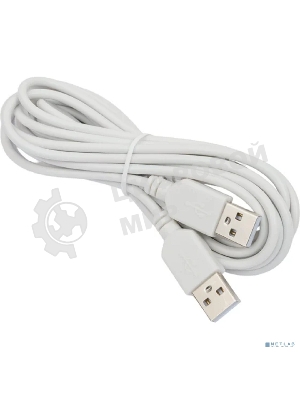 Кабель Rexant USB-A - USB-A, 2,4А, 3м, ПВХ, серый