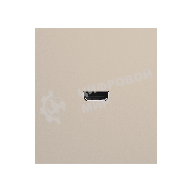 Розетка KRANZ STRONG HDMI с/у шелк