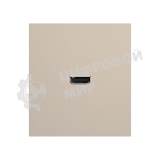 Розетка KRANZ STRONG HDMI с/у шелк