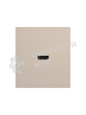 Розетка KRANZ STRONG HDMI с/у шелк