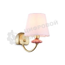Настенный светильник Ambrella light LH75027 GD/PI золото/розовый E14 max 40W 240*150*240