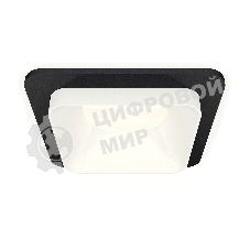 Комплект встраиваемого светильника Ambrella light XC7902001 SBK/SWH черный песок/белый песок MR16 GU5.3 (C7902, N7701)