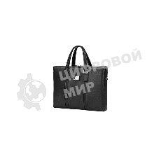 Сумка для ноутбука Сумка Continent CM-142 Black полиэстр/эко кожа, черная 15.6