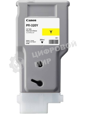 Картридж струйный Canon PFI-320 Y 2893C001 желтый (300мл) для Canon Canon imagePROGRAF TM-200/205
