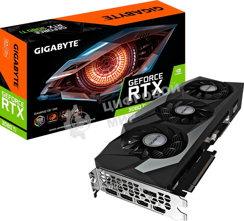 Видеокарта Gigabyte N308TGAMING OC-12GD PCIE16 RTX3080TI 12GB LHR