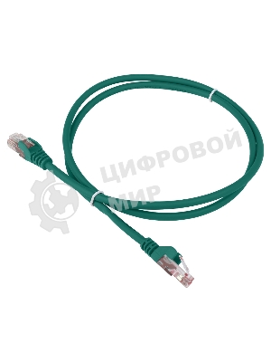Патч-корд LANMASTER LSZH UTP cat.6, 5.0 м, зеленый