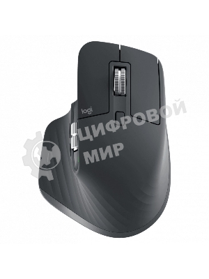 Мышь беспроводная Logitech MX Master 3s графитовый, 8000 dpi, радиоканал, Bluetooth, USB, кнопки - 7