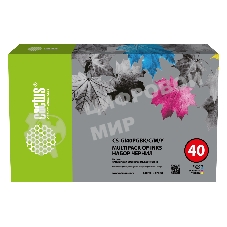 Чернила Cactus CS-GI40PGbK/C/M/Y голубой/пурпурный/желтый/черный набор350мл для Canon Pixma G5040/G6040/GM2040