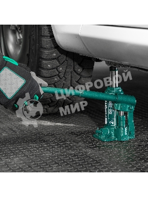 Домкрат гидравлический бутылочный Сибртех 2 т, 150-280 мм, в пластиковом кейсе