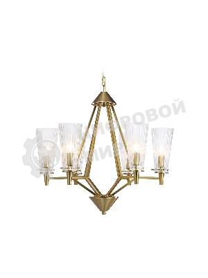Светильник Ambrella light TR3231/6 BS/FR латунь/белый матовый E14*6 max 40W D610*585
