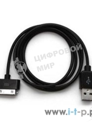 Кабель Gembird/Cablexpert AM/Apple для iPad/iPhone/iPod, 1м черный, пакет