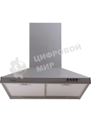 Вытяжка каминная Gefest ВО 10 К44 серебристый, 60 см, 300 куб. м/ч, 75 дБ