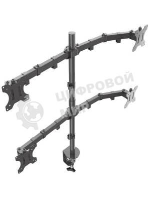 Кронштейн ONKRON D421E для четырех мониторов 13