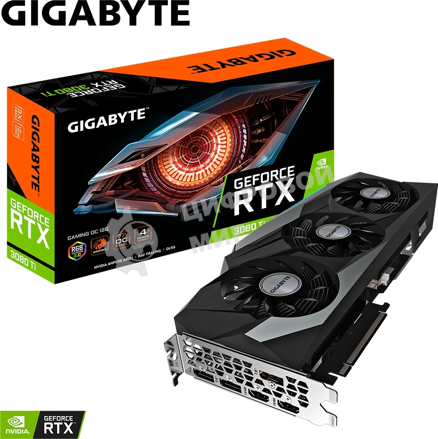 Видеокарта Gigabyte N308TGAMING OC-12GD PCIE16 RTX3080TI 12GB LHR
