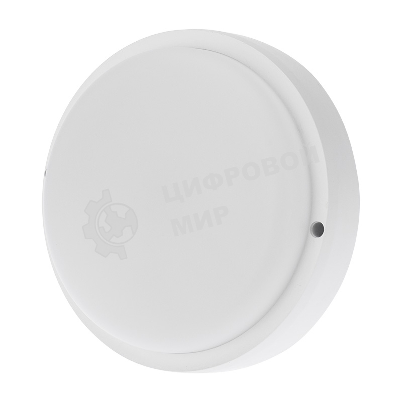 Светильник светодиодный пылевлагозащищенный Rexant ЖКХ-01 круг 18 Вт 1800 Лм IP65 174 мм 6500 K с микроволновым датчиком движения