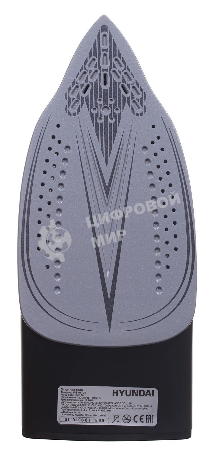 Утюг Hyundai H-SI01124 2600Вт черный/зеленый