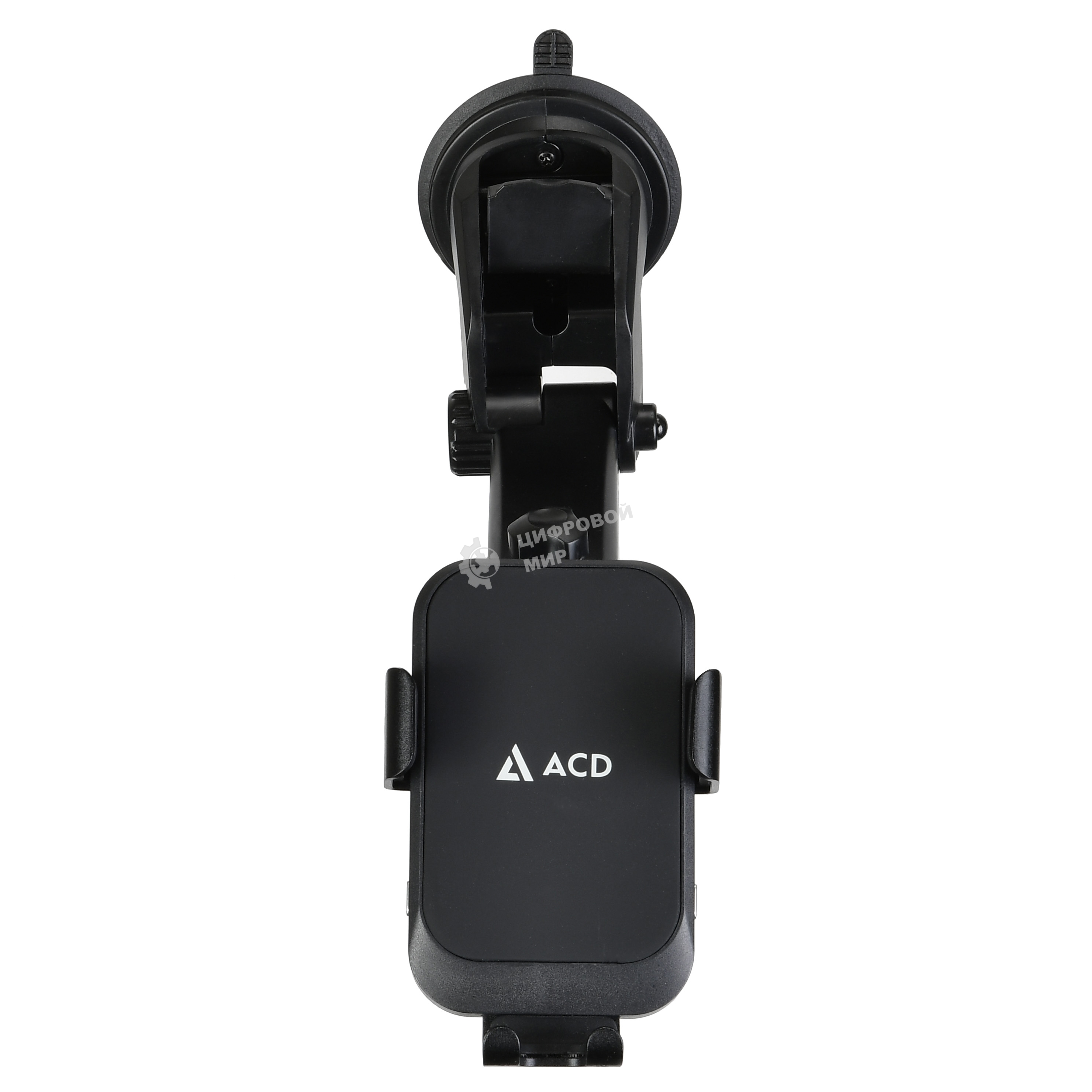Автомобильная беспроводная зарядка-держатель с QC ACD 15Вт, 5В/2А~12В/1,5А RTL