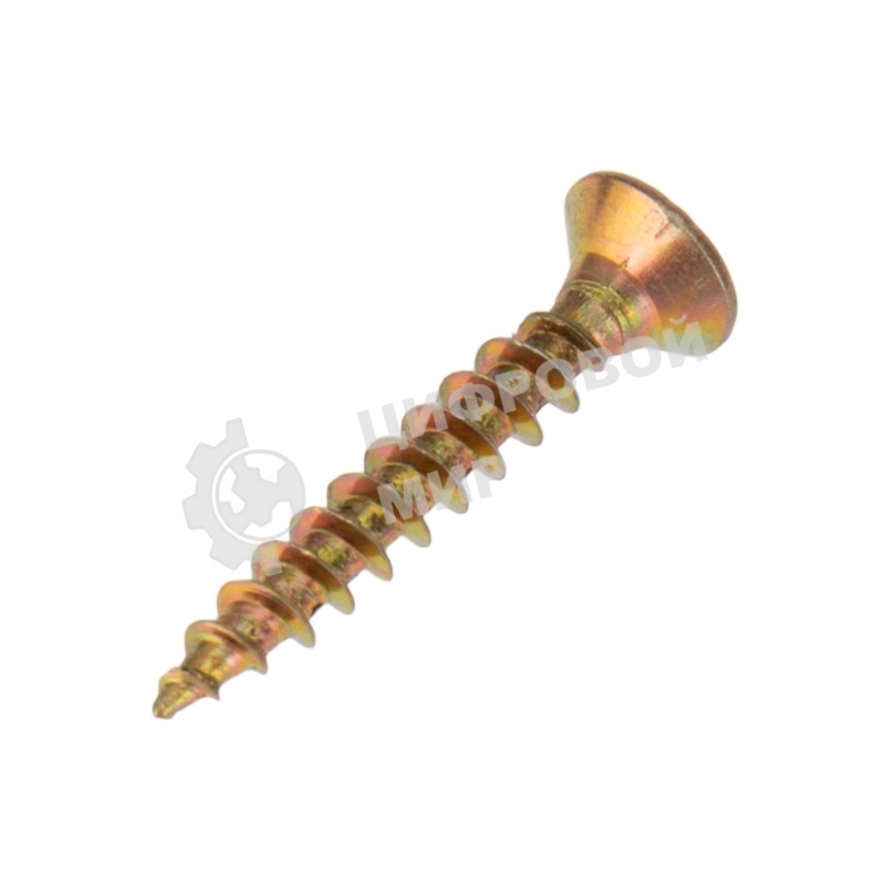 Саморез универсальный Kranz 3х20, желтый цинк, упаковка поставщика (32 000 шт.)