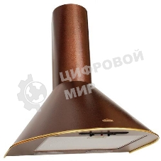 Вытяжка каминная Elikor Эпсилон 60П-430-П3Л медный антик/золотистый, 60 см, 430 куб. м/ч, 54 дБ