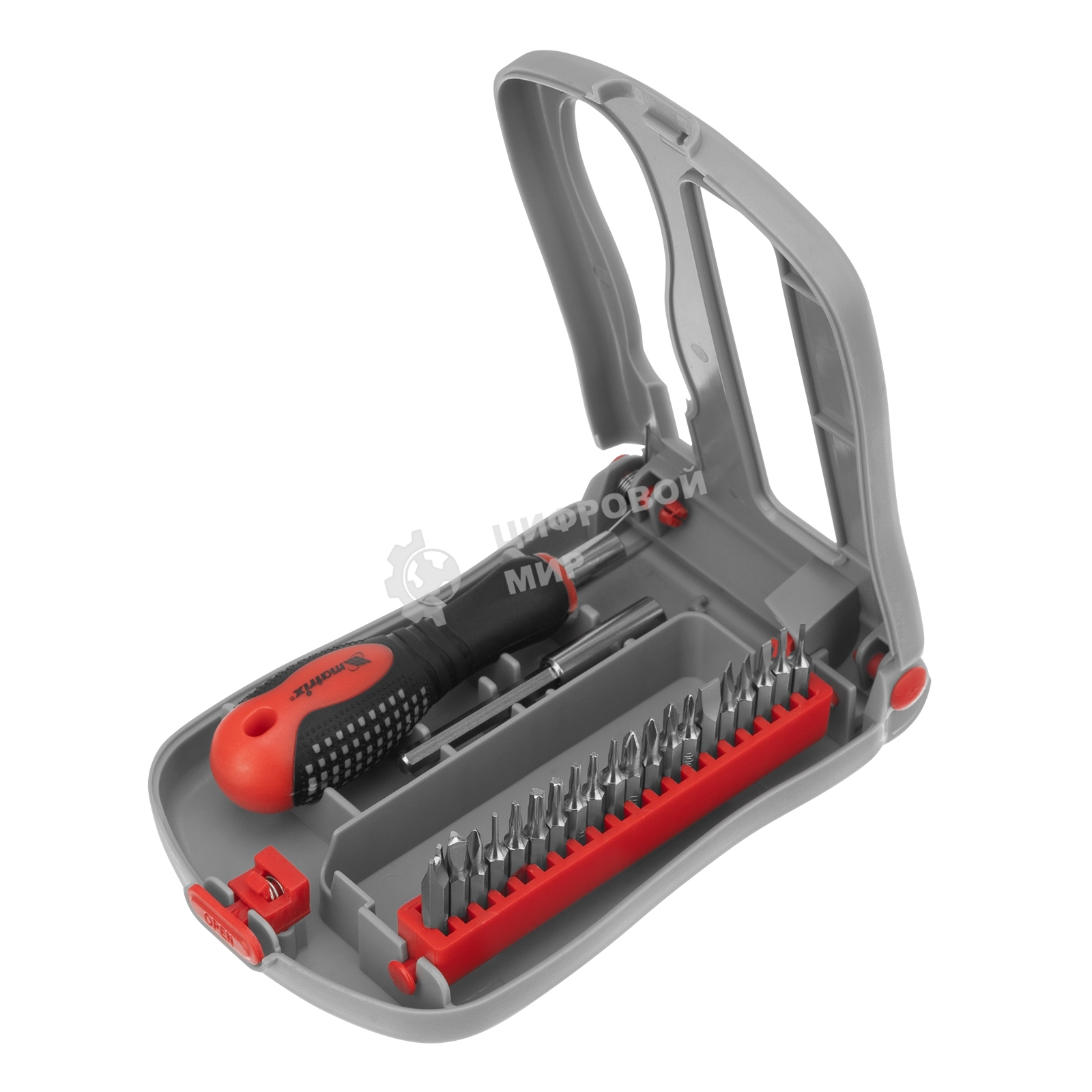 Отвертка Matrix для точных работ с насадками Fusion, 22 пр. в пласт. пенале