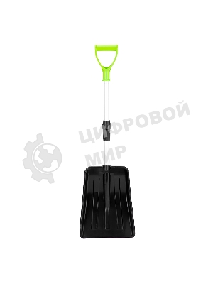Лопата для уборки снега, полипропилен, 260х340х720-915 мм, телескопический черенок, BASE Palisad