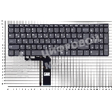Клавиатура для ноутбука Lenovo ThinkBook 15-IIL 15-IML черная с подсветкой