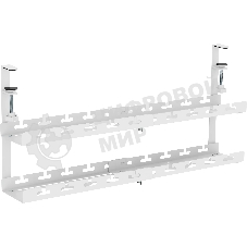 Кабель-канал Cactus CS-CM-700-2WT для столов 72.8x13.5x34.2 см белый