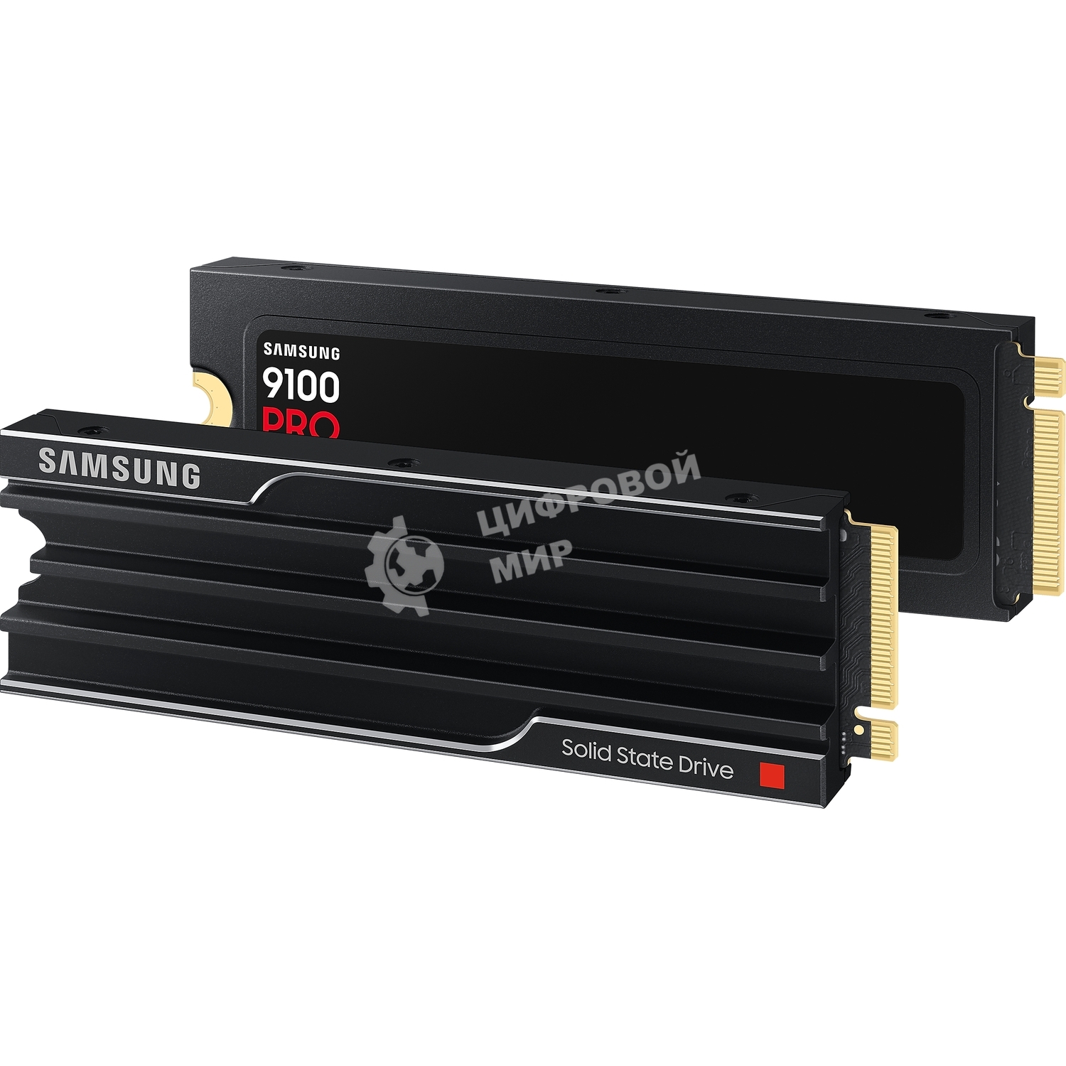 Накопитель SSD 1Tb Samsung 9100 PRO, M.2, PCI-E 5.0 x4, TLC 3D NAND R/W - 14800/13400 Mb/s с радиатором