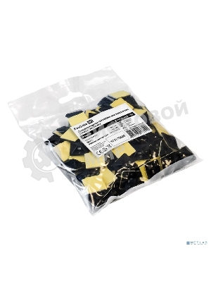 Самоклеющаяся площадка для крепления стяжек ExeGate EX293146RUS STM3030B-100 (30х30 мм, halogen free, -40°C - +85°C, черная, 100 шт)