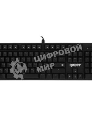 Клавиатура проводная Defender Quest GK-596 RU (45596), USB, черный