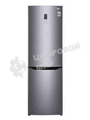 Холодильник LG GA-B419SLGL графит двухкамерный 223/79л морозилка снизу, No Frost