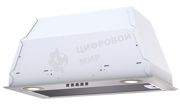 Вытяжка встраиваемая Krona Ameli 600 inox PB нержавеющая сталь, 60 см, 633 куб. м/ч, 50 дБ