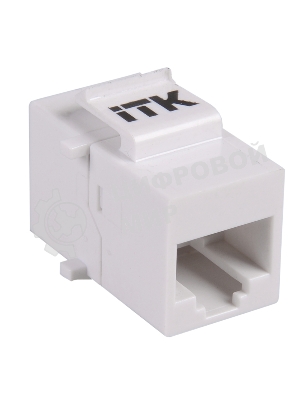 Проходной адаптер cat.5e UTP, RJ45-RJ45, тип Keystone Jack CS7-1C5EU ITK