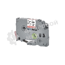 Кассета с лентой S'OK by Sakura Printing TZEFX431 для Brother, черный на красном, 12мм/8м, наклейка