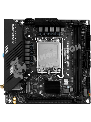 Материнская плата Maxsun Challenger B760ITX D5, LGA 1700, Intel B760, 2xDDR5, 4xSATA, 2xM.2, 1xPCIe 5.0 x16, 2xHDMI, 2xDP, 2x 2.5Gb LAN, 2xUSB 3.2 Gen 1, 4xUSB 2.0, 5.1, Mini-ITX