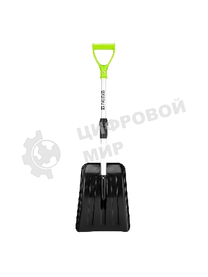 Лопата для уборки снега, полипропилен, 260х340х720-915 мм, телескопический черенок, BASE Palisad
