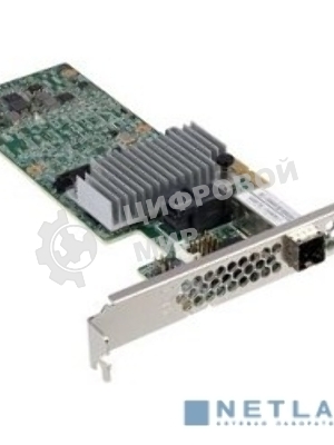Контроллер LSI MegaRAID SAS9380-4i4e SGL (LSI00439) SAS 12G, (PCI-E 3.0 x8, LP), RAID 0,1,10,5,6, 8port (1*intSFF8643 + 1*extSFF8644),1GB onboard, К